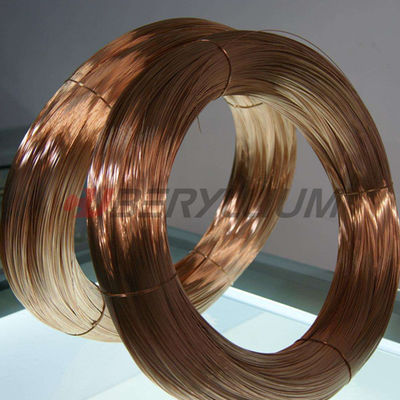 UNS C17300 Alloy M25 Copper Beryllium Wire Leaded 0.3mm High Strength