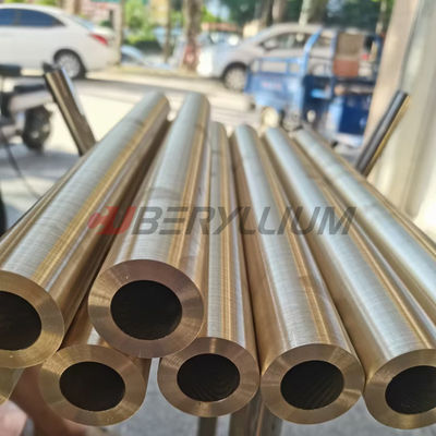 Becu C17500 Beryllium Bronze Alloy Tubes ASTM B937 For Springs Connectors